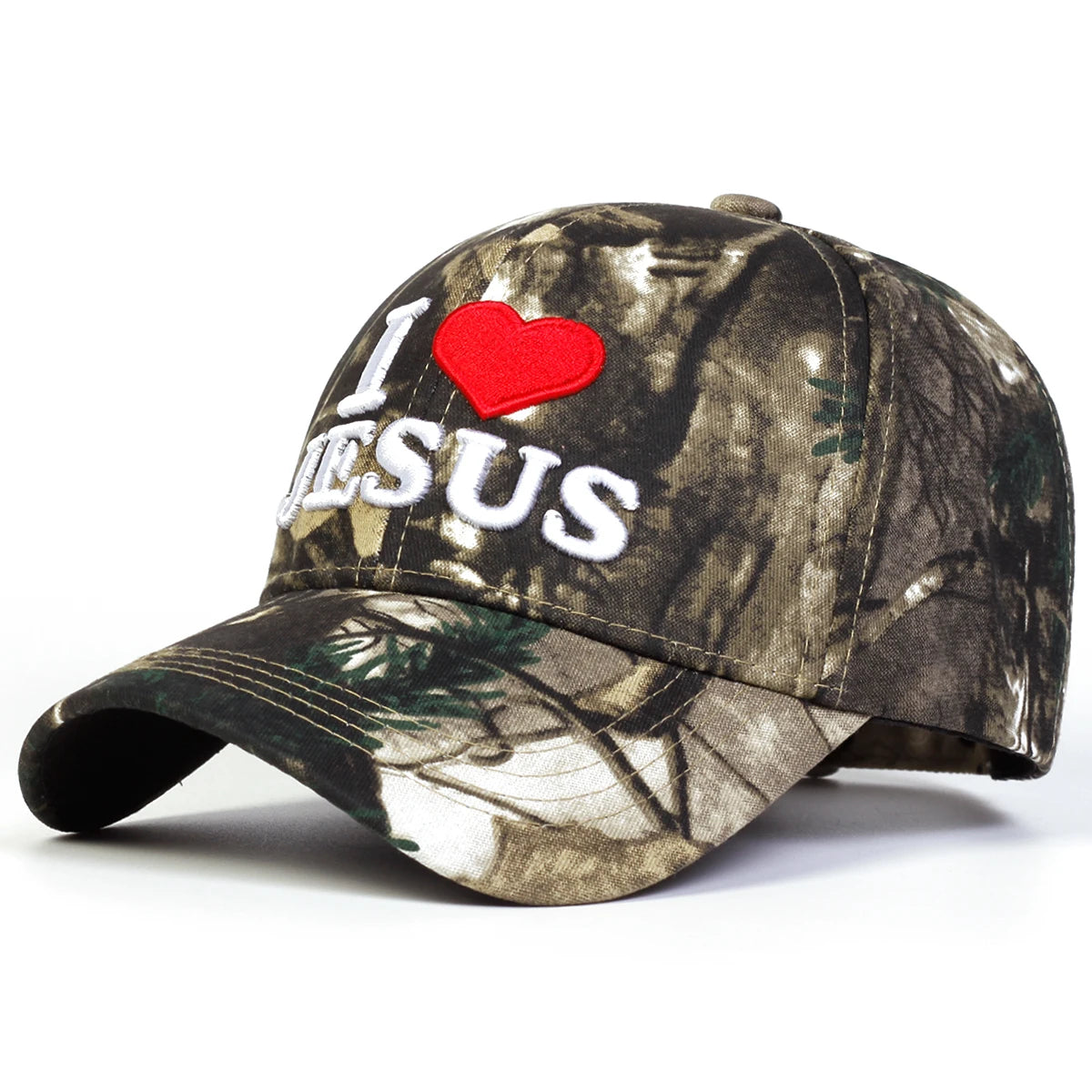 Unisex I Love Jesus Letter Embroidery Baseball Caps Spring Autumn Outdoor Adjustable Casual Hats Hip
