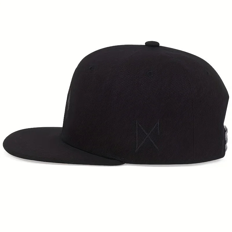 Unisex Flame Embroidery Hip-Hop Hats Spring Autumn Adjustable Casual Snapback Baseball Caps Outdoor