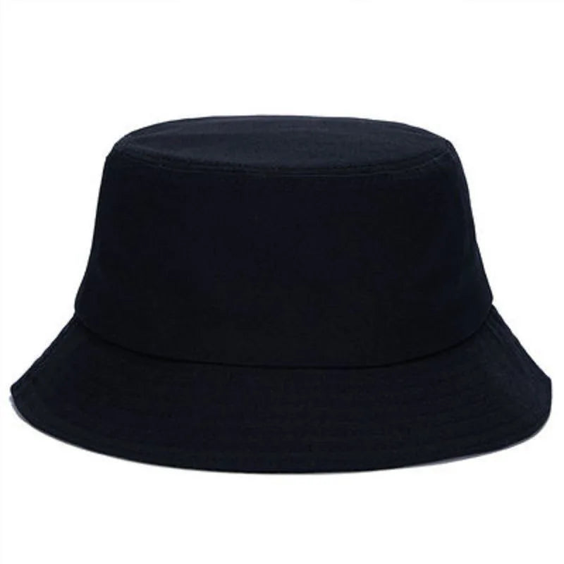 Spring Summer Women Men Bucket Hats Solid Panama Sunscreen Fisherman Cap Outdoor Beach Sun Hat