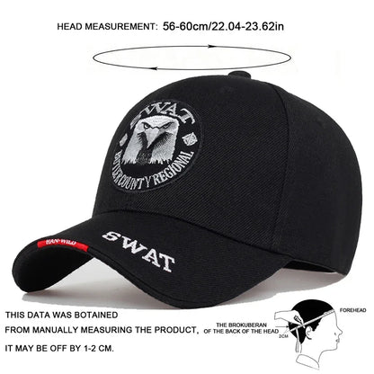 Unisex Eagle Embroidery Baseball Caps Outdoor Adjustable Spring Autumn Casual Sunscreen Hat