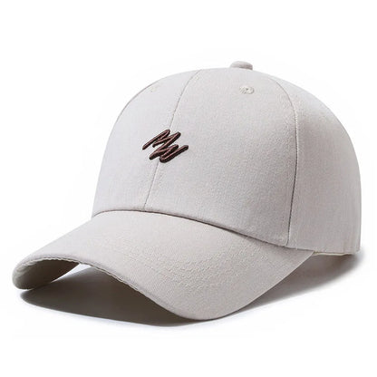3d Embroidered Mn Simple Korean Design Baseball Cap Men Women Adjustable Buckle