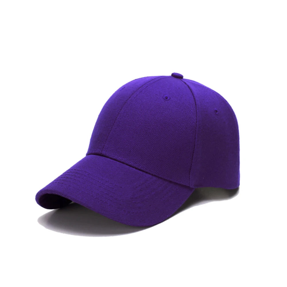 Summer Children Peaked Caps Students Kids Baseball Cap Boy Girl Solid Color Cotton Adjustable Hats