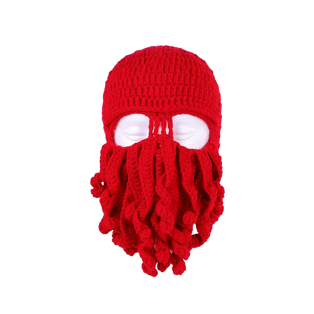 Handmade Tentacle Octopus Cotton Hat Crazy Party Squid Balaclava Winter Warm Skull Bean Men Best