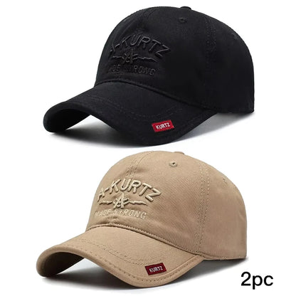 Spring New Baseball Cap Men's Korean Version Trendy Cap Outdoor Embroidery Sunhat Women's Sunscreen Cap Red Label Small A