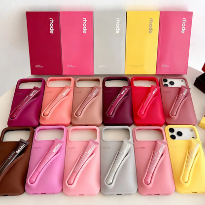 Rhode Lemontini Lip Case for iPhone – Silicone Phone Case with Lip Glaze Holder