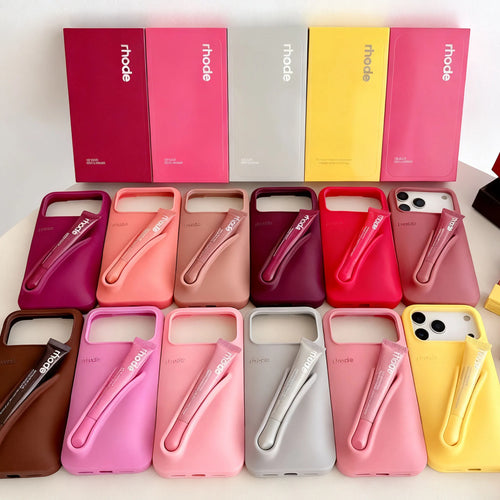 Rhode Lemontini Lip Case for iPhone – Silicone Phone Case with Lip Glaze Holder