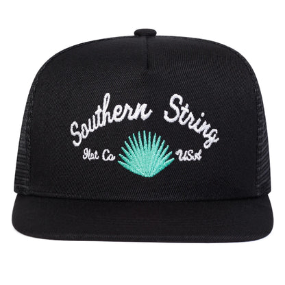 Unisex Southern String Embroidery Hip-Hop Net Hats Spring Summer Outdoor Adjustable Casual Baseball