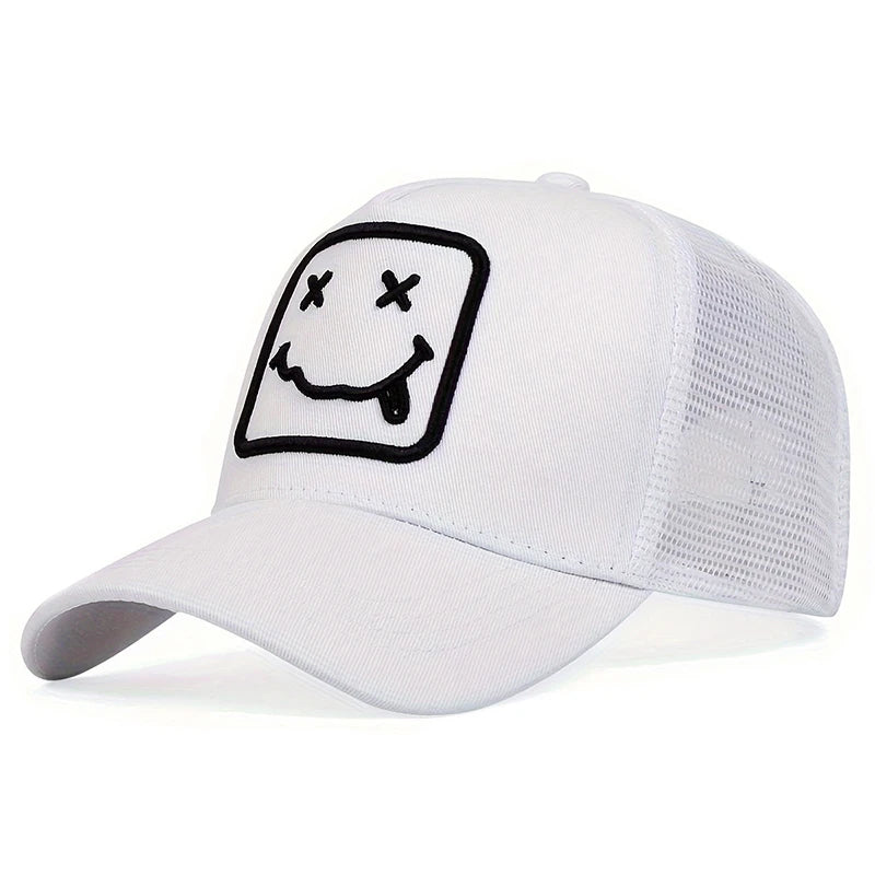 Unisex Xx Tongue Sticking Embroidery Baseball Net Caps Spring Summer Outdoor Adjustable Casual Hats