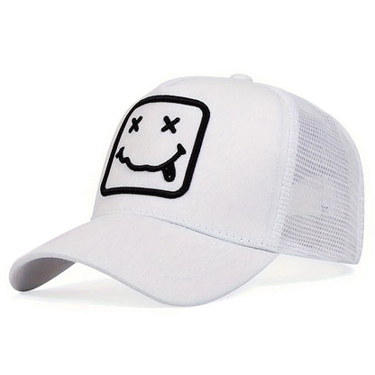 Unisex Xx Tongue Sticking Embroidery Baseball Net Caps Spring Summer Outdoor Adjustable Casual Hats