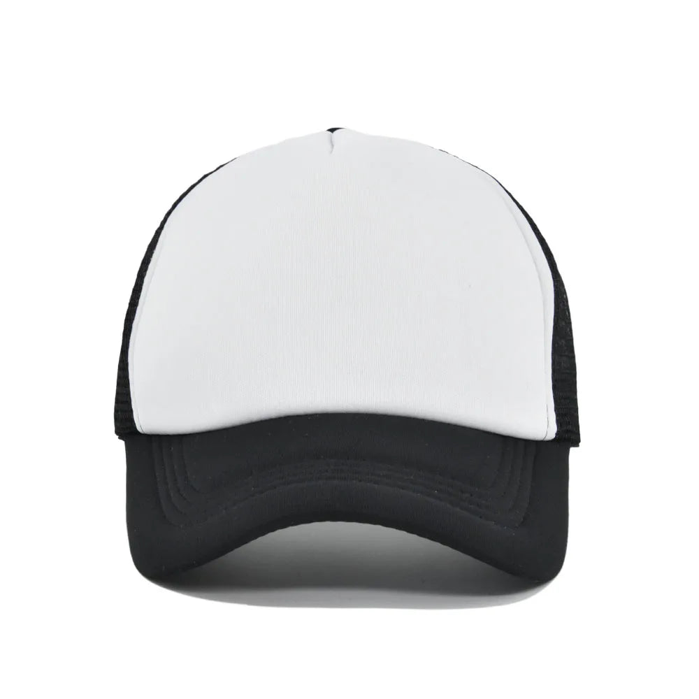 New 2026 Summer Mesh Baseball Cap for Unisex High Quality Adjustable Breathable Trucker Outdoor Sport Sun Hat Snapback Casquette