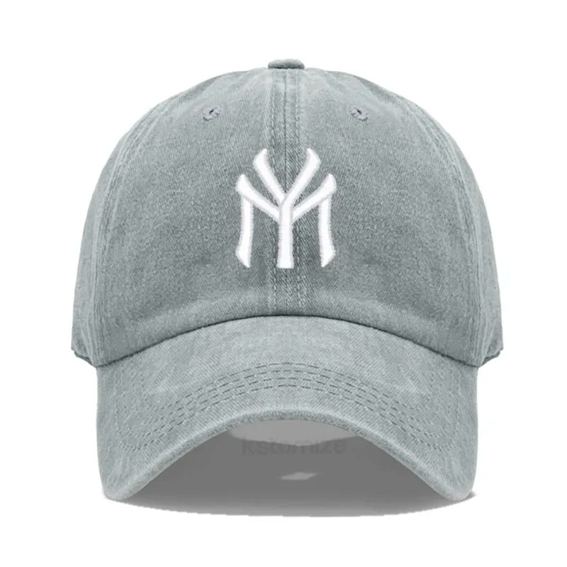 Letter My Embroidery Baseball Cap Women Men Adjustable Soft Washed Cotton Sports Dad Hat Spring
