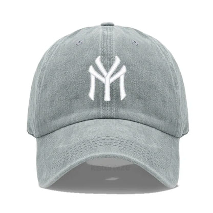 Letter My Embroidery Baseball Cap Women Men Adjustable Soft Washed Cotton Sports Dad Hat Spring