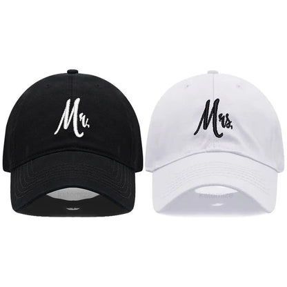 Matching Mr Mrs Baseball Cap Men S Women Cotton Embroidery Sport Golf Caps Bridal Gift Newlywed