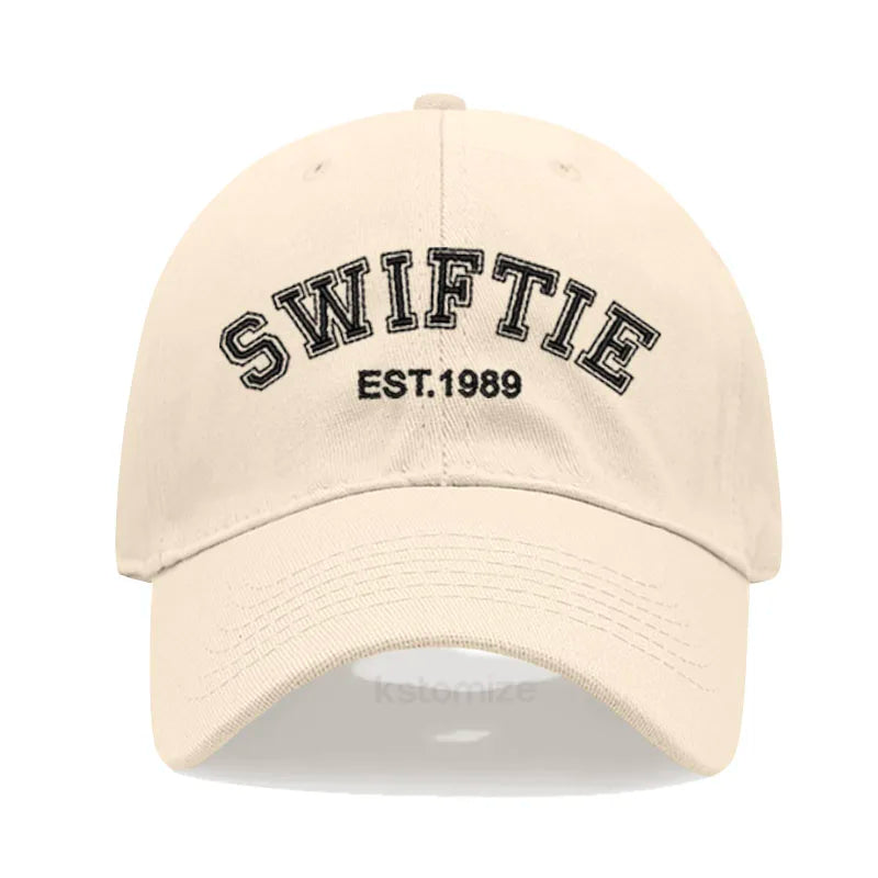 Swiftie 1989 Embroidery Baseball Cap Men Women Unisex Washed Cotton Dad Hat Sun Gift Fans Outdoor