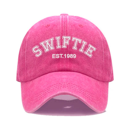 Swiftie 1989 Embroidery Baseball Cap Men Women Unisex Washed Cotton Dad Hat Sun Gift Fans Outdoor