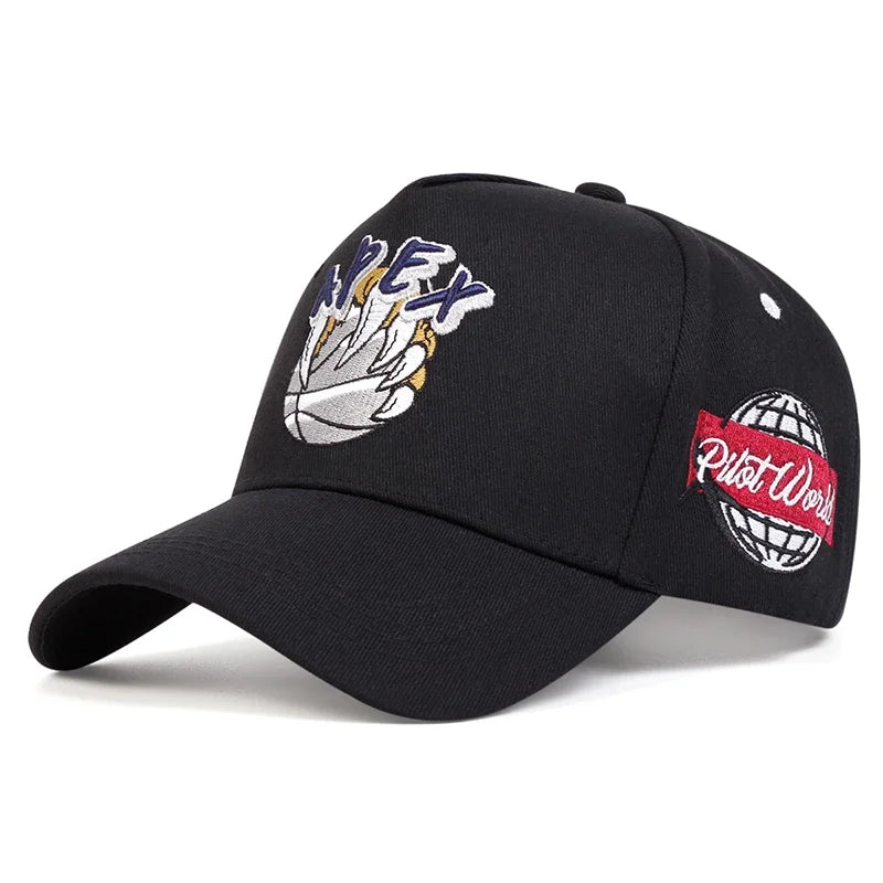 Unisex Bear Claw Basketball Apex Embroidery Baseball Caps Spring Autumn Outdoor Sunscreen Hat