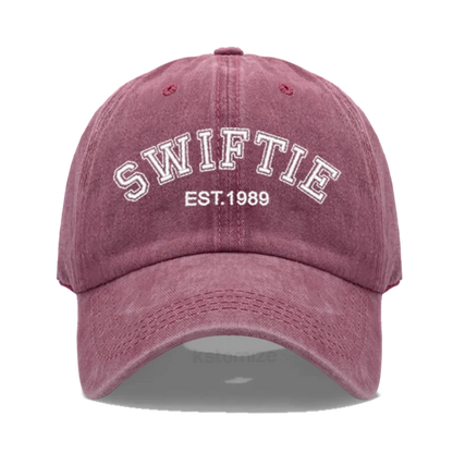 Swiftie 1989 Embroidery Baseball Cap Men Women Unisex Washed Cotton Dad Hat Sun Gift Fans Outdoor