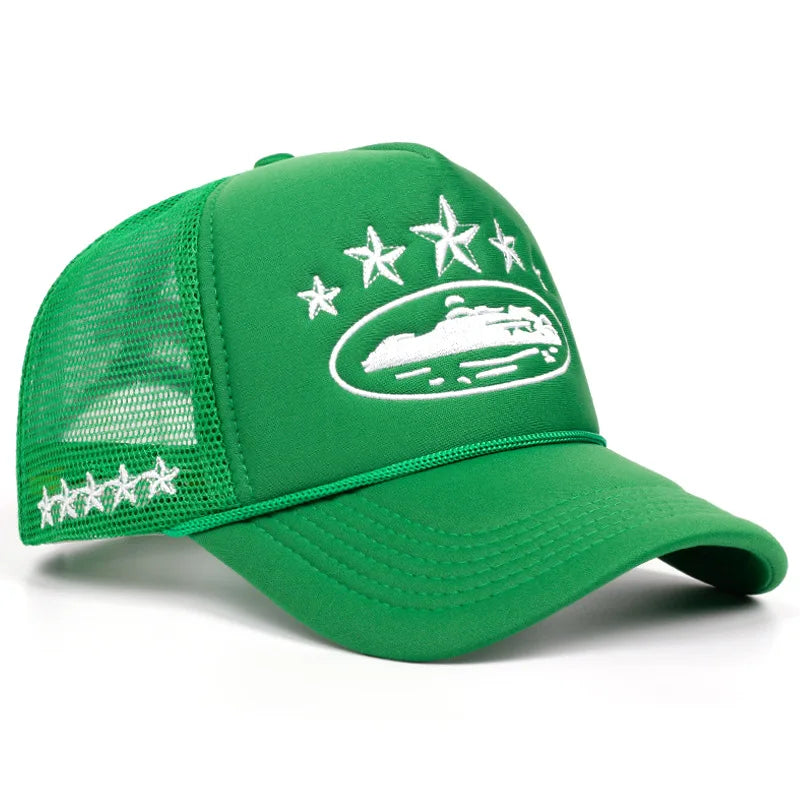 Unisex Print Baseball Hats Hip Hop Breathable Personal Sunshade Mesh Versatile Street Snapback
