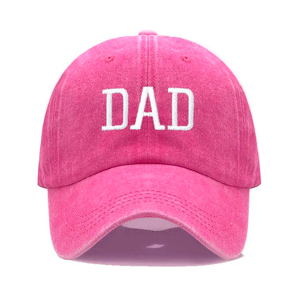 DAD MOM Embroidery Pure Cotton Men's Baseball Cap For Man  Womne's Fashion Sport Golf Caps Sun Hat Dropshipping