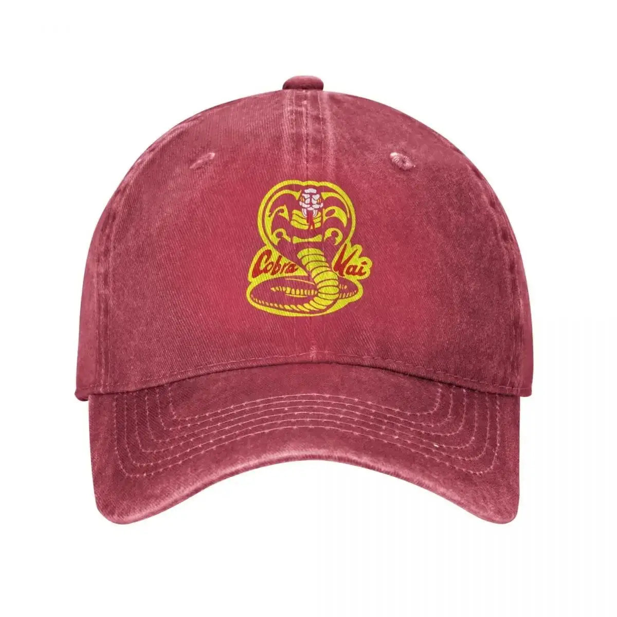 Hip Hop Baseball Cap Adjustable Hat Cobra Kai Karate Kid Spring Autumn Hats Snake Dojo Anime Denim
