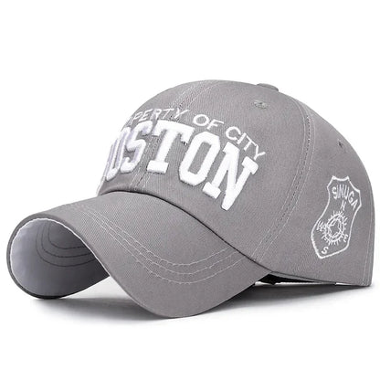 Boston Embroidered Baseball Caps Men Women Snapback Hats Designer Cap Gorras Hombre Originales Golf