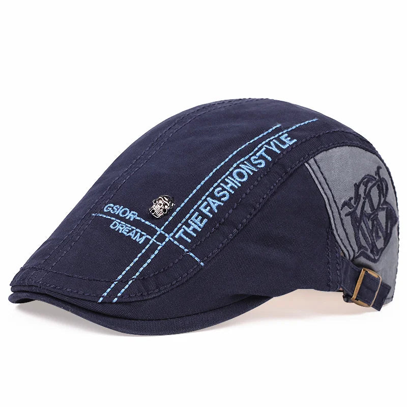 Aumnr Autdoor Sports Cotton Berets Caps Men Women Casual Peaked Letter Embroidery Hats Casquette Cap