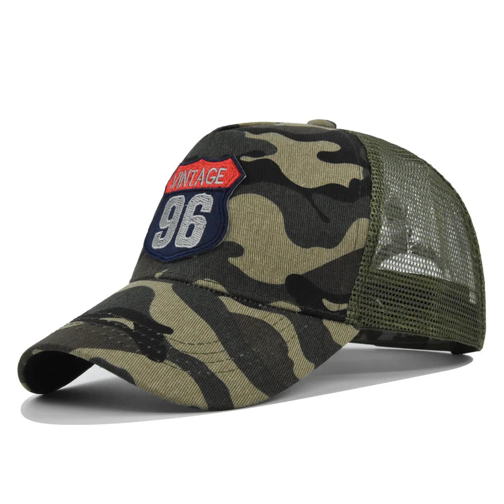 New Unisex Men Women Embroidery Net Breathable Baseball Caps Summer Outdoor Fashion Adjustable Casual Sunscreen Hats Hip Hop Hat