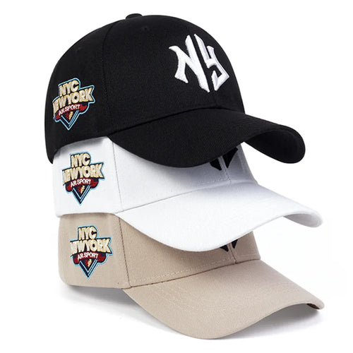 Men Baseball Cap Cotton Hip Hop Snapback Hat Women Adult Outdoor Casual Sun Hats Letter Embroidery