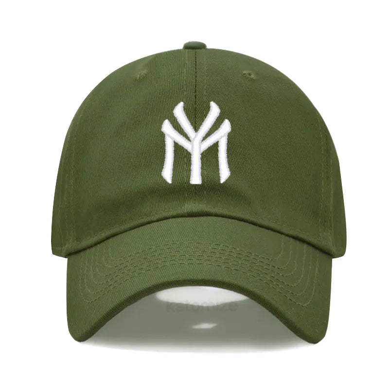 Letter My Embroidery Baseball Cap Women Men Adjustable Soft Washed Cotton Sports Dad Hat Spring