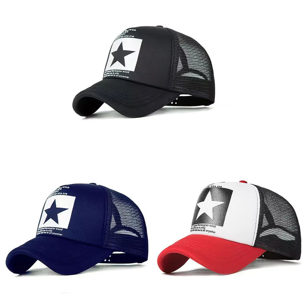 Spring Baseball Cap Snapback Mesh Hats Hip Hop Caps Cool Men Female Outdoor Casual Sun Hat