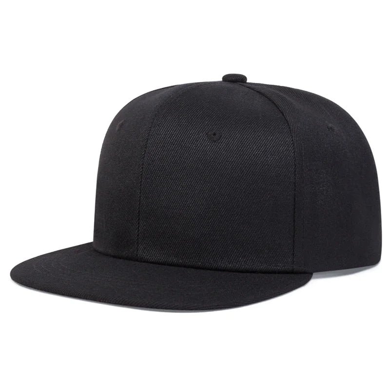 Unisex Light Board Solid Color Hip-Hop Hats Spring Autumn Adjustable Casual Snapback Baseball Caps