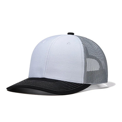 Summer Mesh Baseball Cap Men Women Slight Curved Snapback Trucker Hat Unisex Casual Outdoor
