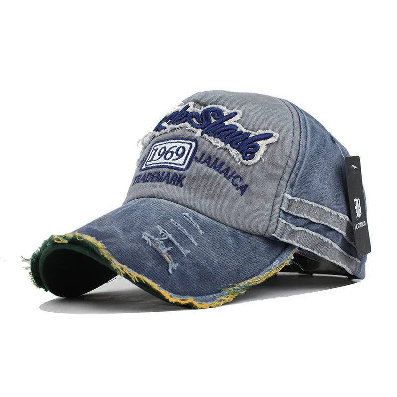 News Outdoor Sports Cotton Baseball Cap Retro Embroidery Men S Hip Hop Rebound Caps Snapback Hats