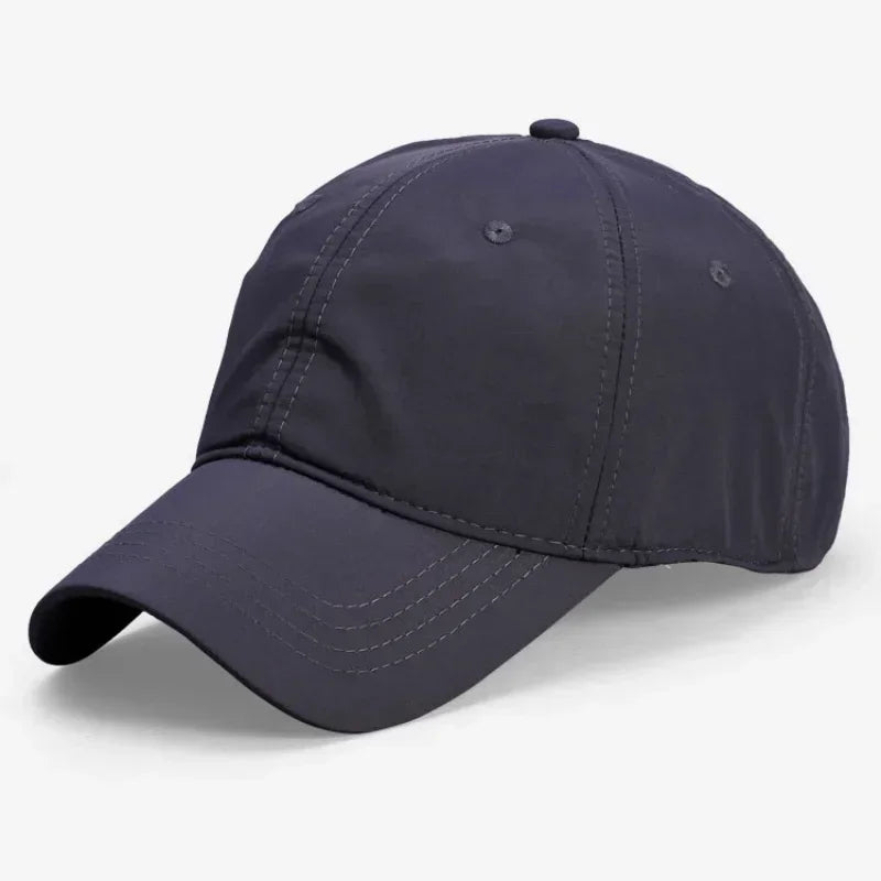 New Big Quick Dry Baseball Caps Men Breathable Dad Hat Plus Size Adjustable Soft Crown Running Caps Unisex Hats