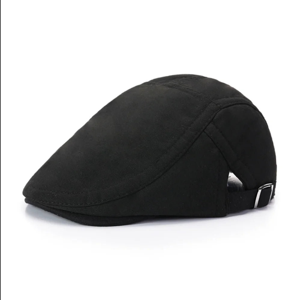 Solid Color Beret Men S Women Warm Wild Hat Spring Autumn Cotton Berets Hip Hop Hats Casquette
