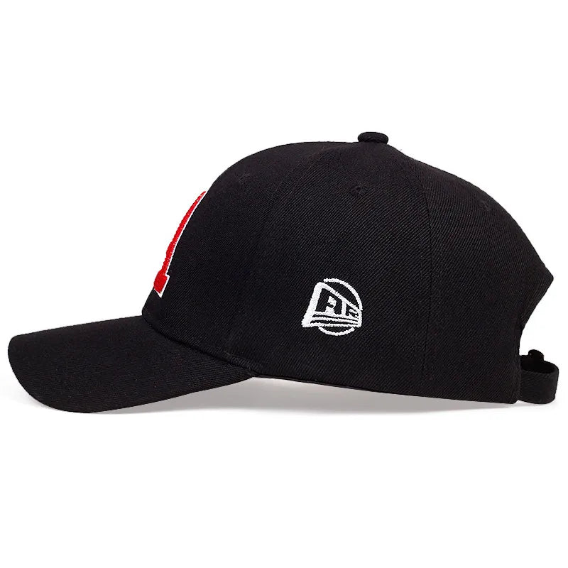 Black Cap Hat Men Cotton Baseball Caps Women Bones Masculino Branded Mens Snapback Hip-Hop Hats