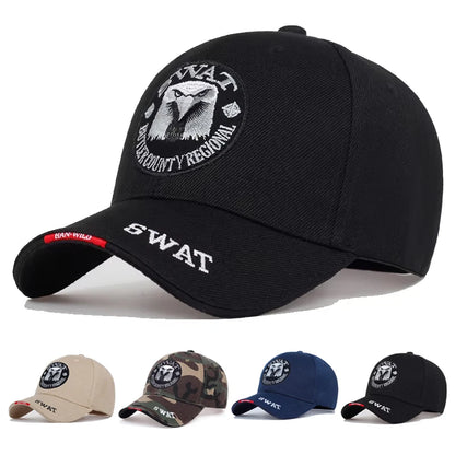 Unisex Eagle Embroidery Baseball Caps Outdoor Adjustable Spring Autumn Casual Sunscreen Hat