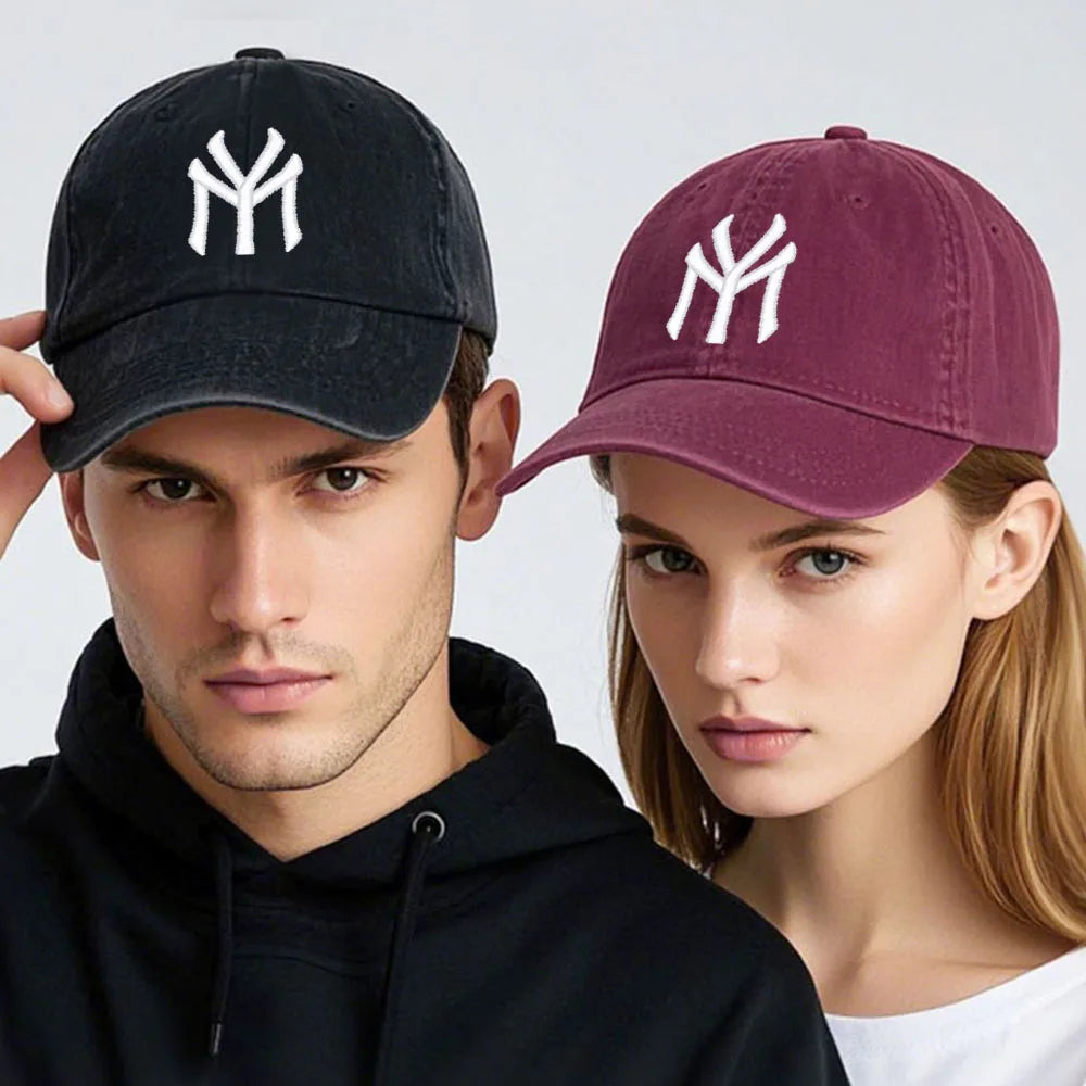 Letter My Embroidery Baseball Cap Women Men Adjustable Soft Washed Cotton Sports Dad Hat Spring