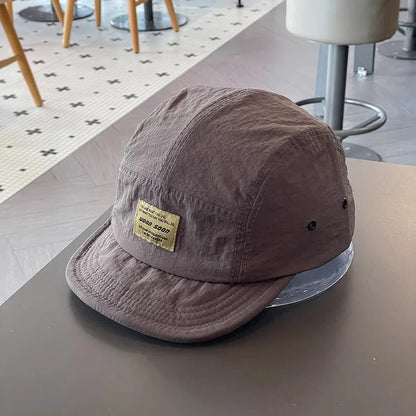 5 Panel Short Brim Quick-drying Golf Baseball Caps Men's Soft Lightweight Sports Running Cap Unisex Outdoor  UPF50+ Peaked Cap