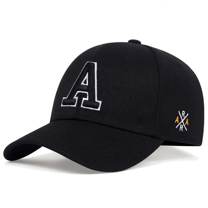 Unisex Letter Embroidery Baseball Cap Spring Autumn Snapback Hat Adjustable Casual Sunscreen