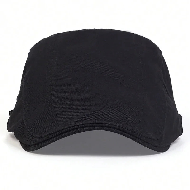 Men Light Board Solid Color Berets Newsboy Caps Hip Hop British Painters Hats Spring Summer