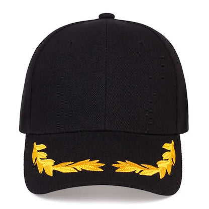 Unisex Wheat Ear Embroidery Baseball Caps Spring Autumn Outdoor Adjustable Casual Hats Hip Hop Hat