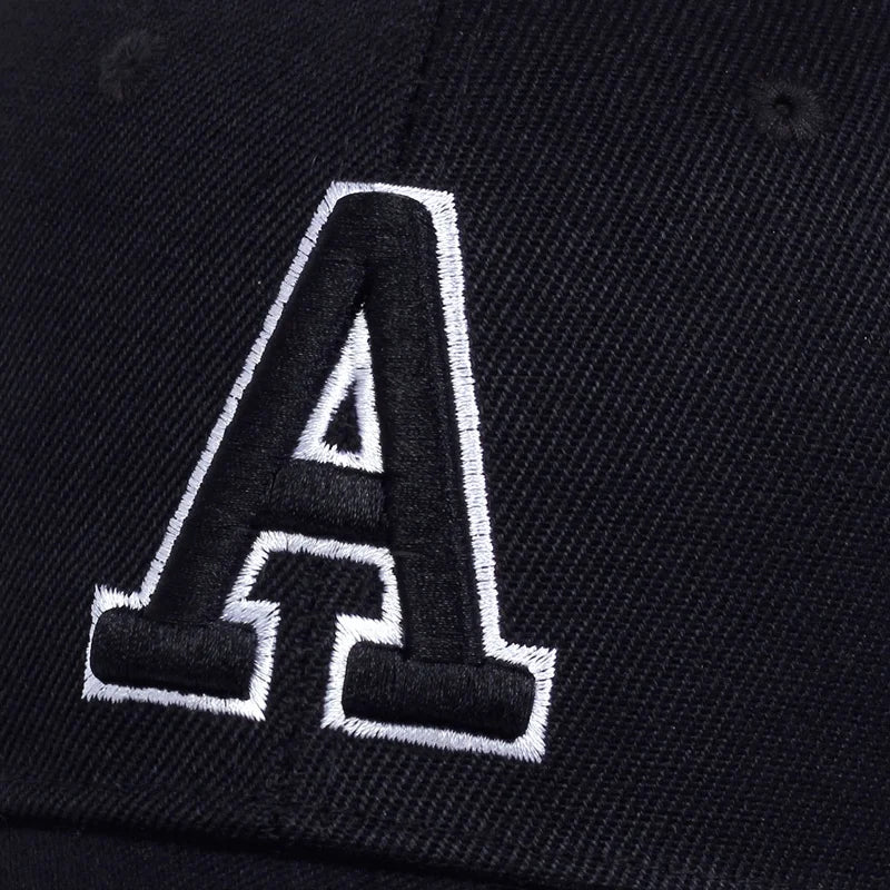 Letter Embroidery Baseball Cap Spring Summer Outdoor Sun Hat Dad Cotton Snapback Adjustable Casual