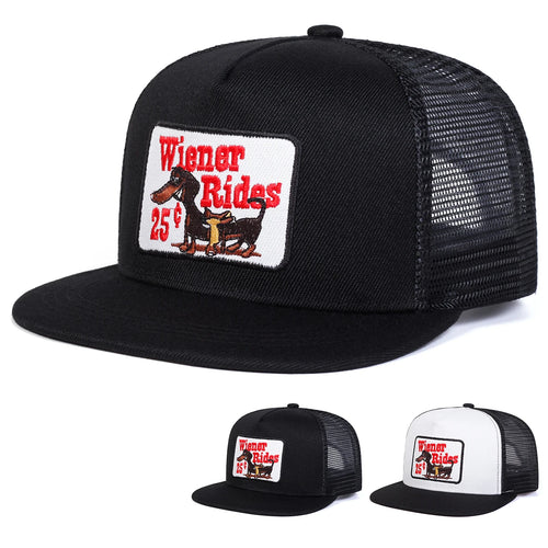 Unisex Shittles Embroidery Hip-Hop Net Hats Spring Summer Outdoor Adjustable Casual Baseball Caps