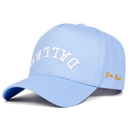 Unisex Dallas Letter Embroidery Baseball Caps Spring Autumn Outdoor Adjustable Casual Hats Hip Hop