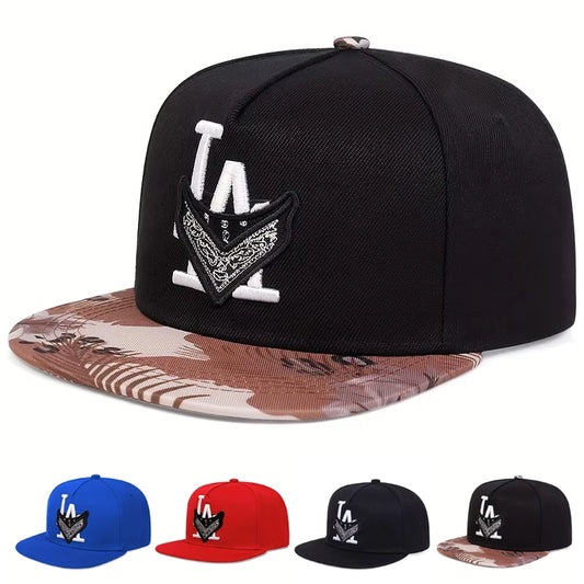 Unisex Los Angeles Embroidery Baseball Hats Spring Autumn Outdoor Adjustable Casual Hip-Hop Trucker