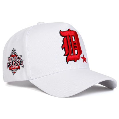 Unisex D Letter Embroidery Side Dummy Fresh Baseball Caps Spring Autumn Outdoor Adjustable Casual