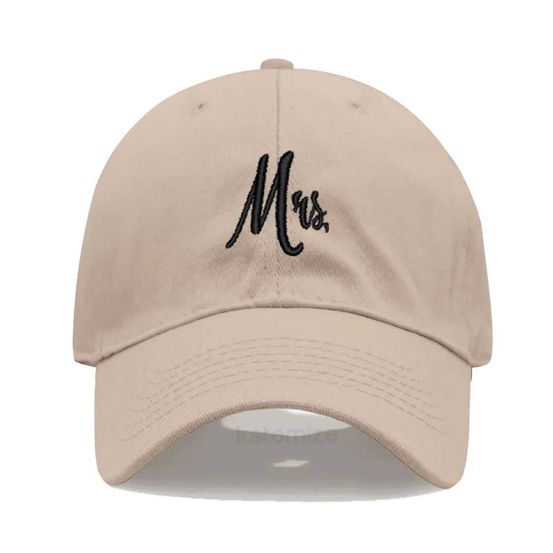 Matching Mr Mrs Baseball Cap Men S Women Cotton Embroidery Sport Golf Caps Bridal Gift Newlywed