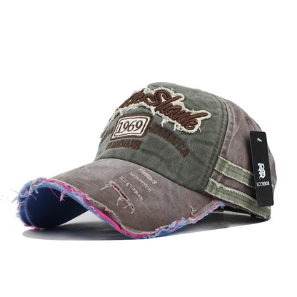News Outdoor Sports Cotton Baseball Cap Retro Embroidery Men S Hip Hop Rebound Caps Snapback Hats