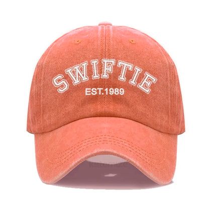 Swiftie 1989 Embroidery Baseball Cap Men Women Unisex Washed Cotton Dad Hat Sun Gift Fans Outdoor